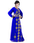 Modern Royal Blue Georgette Stone Embroidery Kaftan